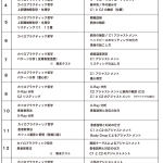 2018年度　講義プログラム